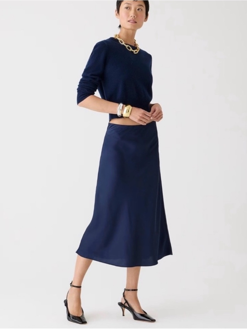 J. Crew Gwyneth Slip Skirt
